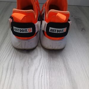 Nike Orange and White Athletic Shoes